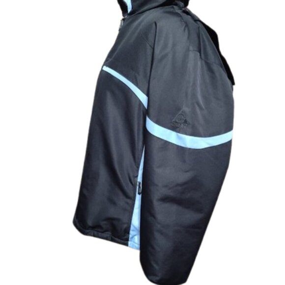 Gerry Jacket Hooded Black Blue Women's Jacket Size Medium Great for Winter !! - Picture 3 of 15